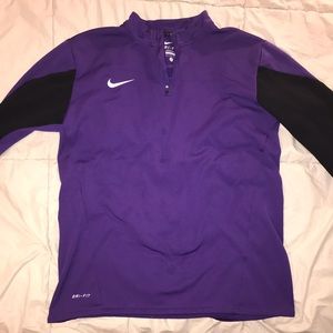 Purple Nike Quarter-Zip Pullover
